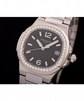 파텍필립 여성용 노틸러스-32 쿼츠 34mm 70111